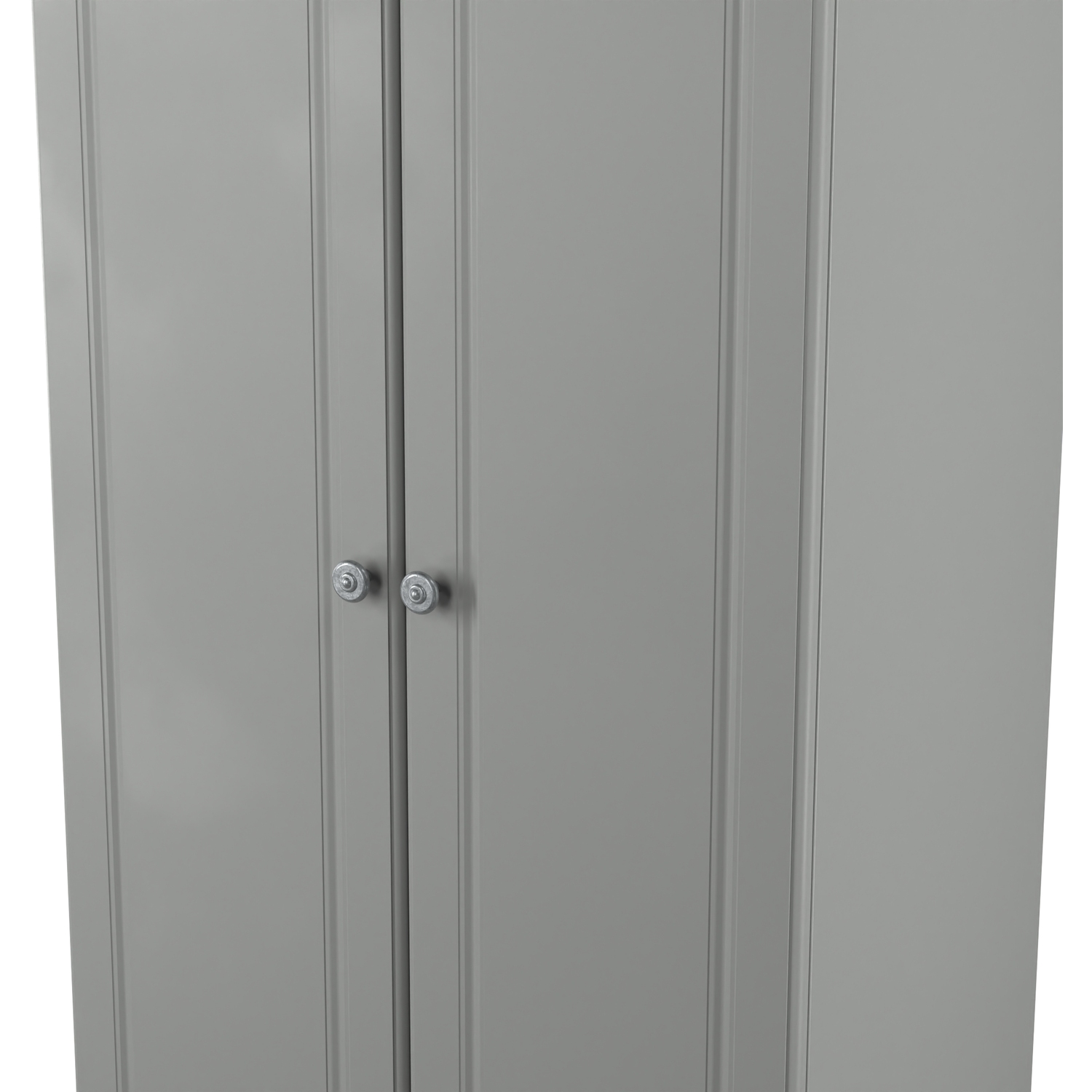 Norfolk Fully Assembled Plain Wardrobe - Dusk Grey Bardolino Oak