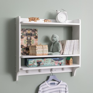 Hege Double Shelf in Classic White