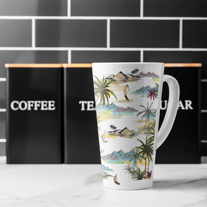 Palm Trees Latte Mug