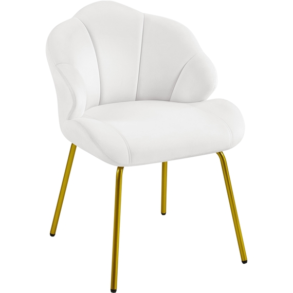 Modern Accent Chair with Shell Shaped Backrest