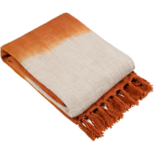 Mizu Dip-Dye Tasselled Throw