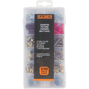Saber 250 Piece Picture Hanging Set