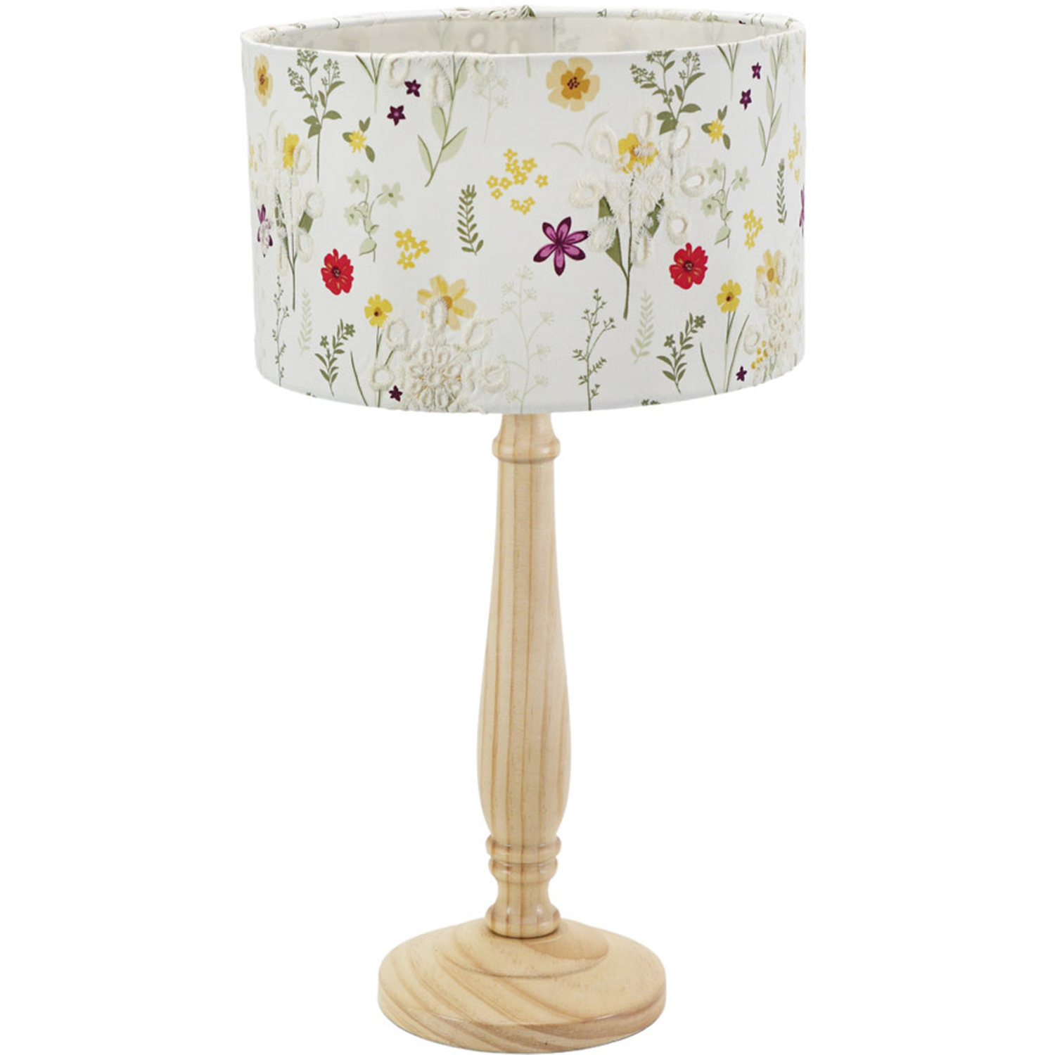 Image of Victoria Light Wood Candlestick Table Lamp&hellip;