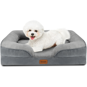 Orthopedic Dog Beds with Removable Washable Cover, Waterproof, Egg Crate Foam