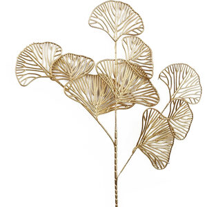 Golden Leaves Flower Arrangement Decoration