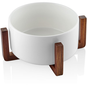 Woody Collection Porcelain Footed Serving Bowl