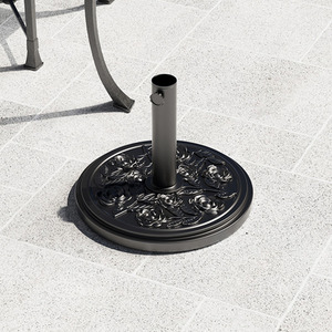 Floral Pattern Freestanding Parasol Base