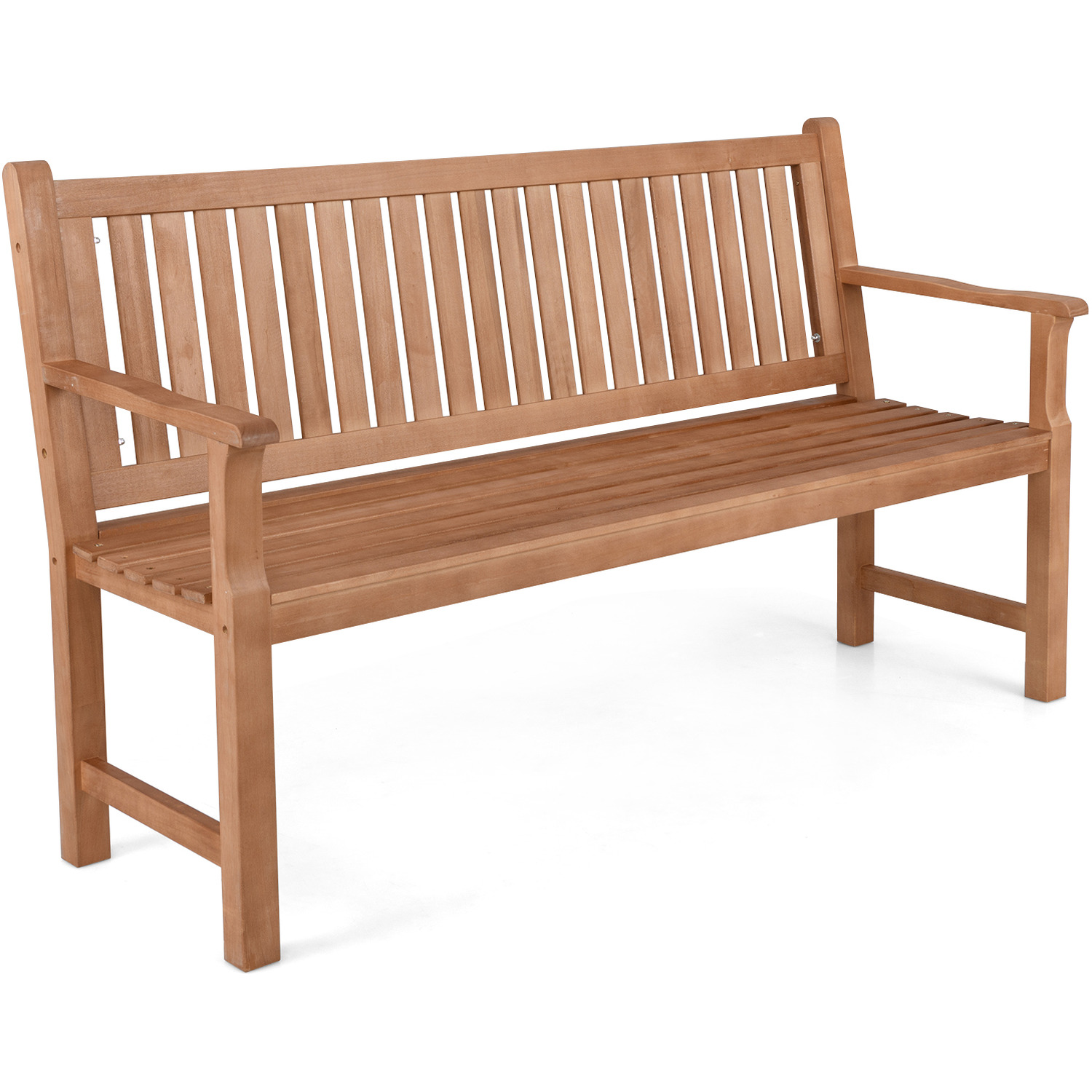 3-person Seating Garden Bench - Brown