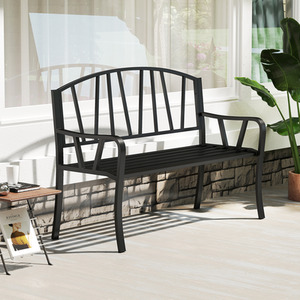 Garden Bench Patio Slatted Bench