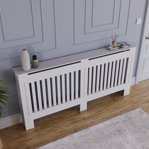 White / 172cm Chelsea Radiator Cover shot 8337236