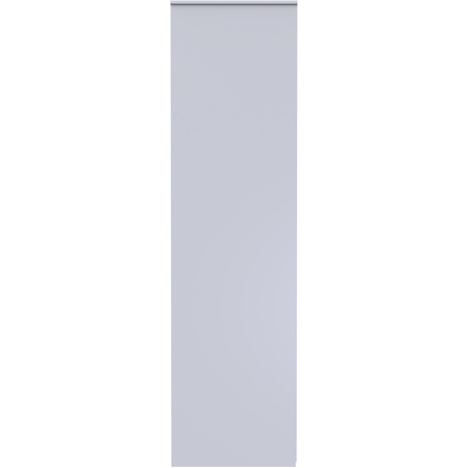 Linear Ready Assembled 2 Door 2 Drawer Wardrobe - White Matt Matt Finish