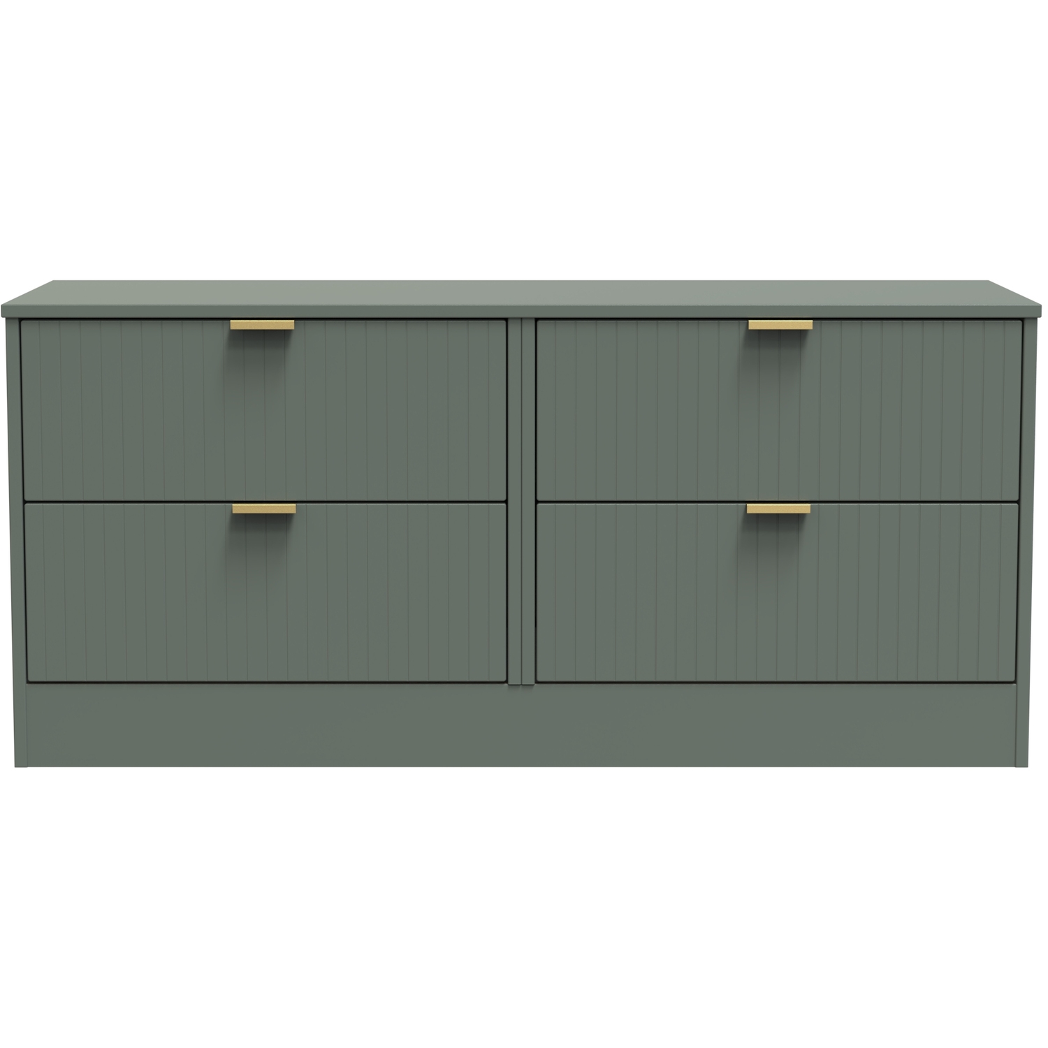 Nashville F Ready Assembled 4 Drawer Bed Box - Reed Green