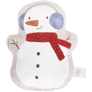 Sweet Snowman Shaped Cushion