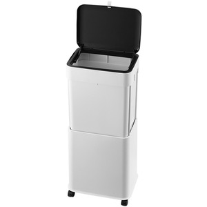 20L Adjustable Bin with Wheels and Lid
