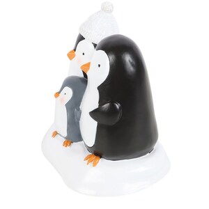 Penguin Family Winter Wonderland Resin Ornament