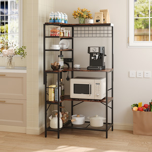 Kitchen Bakers Rack with Power Outlets