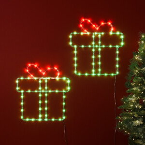 Set of 2 Present Rope Lights