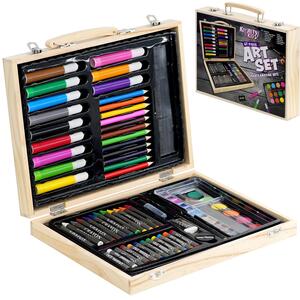 67 Piecess Art Set in a Wooden Case