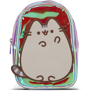 PUSHEEN THE CAT MP841107PSH 3D Patch Shiny Mini Backpack