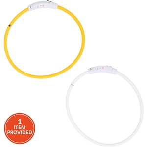 Clever Paws USB Rechargeable Flashing Pet Halo