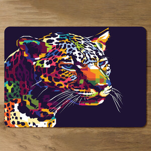 leopard face with pop art style Designer Placemat Set