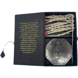 Rope Incense and Plated Holder Set Tantra Yoga