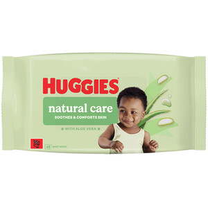 Pack of 48 Huggies Natural Care Baby Wipes