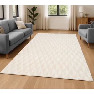 Textured Leaf Rug