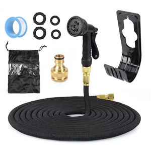 25ft Expandable Garden Hose with Metal Connector