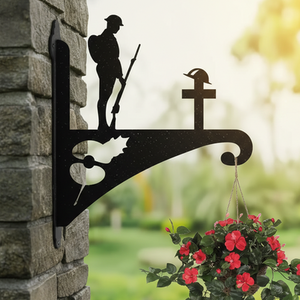Soldier Cross Hanging Basket