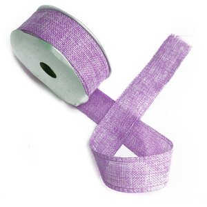 Lavender Natural Texture Ribbon for Gift Wrapping Decor