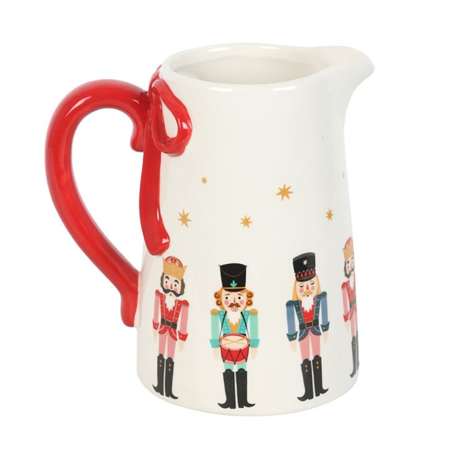 Image of Nutcracker Ceramic Flower Jug with Bow&hellip;