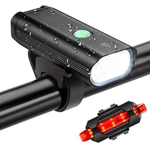 USB Rechargeable LED Bicycle Front Light Waterproof Bike Light