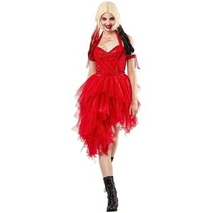 Suicide Squad Womens/Ladies Harley Quinn Costume Dress Set