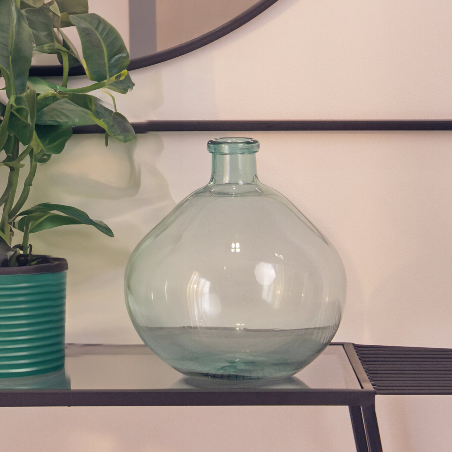 Bionda Small Yellow Glass Vase - Glass 100%