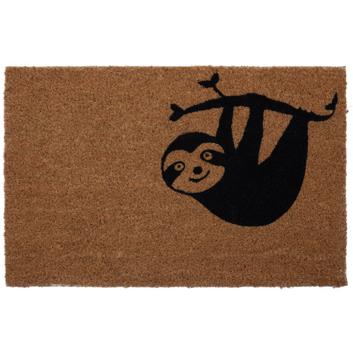 Orsina Baby Sloth Doormat in Brown | Size: 100 cm diameter