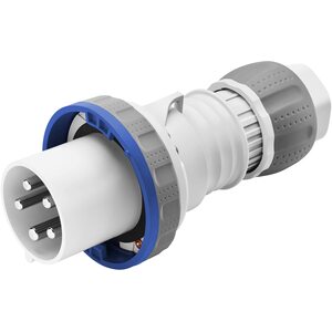 Gewiss 63 IEC Plug Mobile Phone HP IP66 69 2-pin + Earth 63 A 230 V - GW61048H - Perfect for Industr
