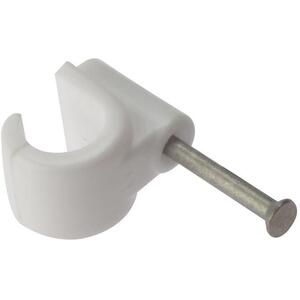Forgefix Pipe Clip With Masonry Nail 11mm Box 100