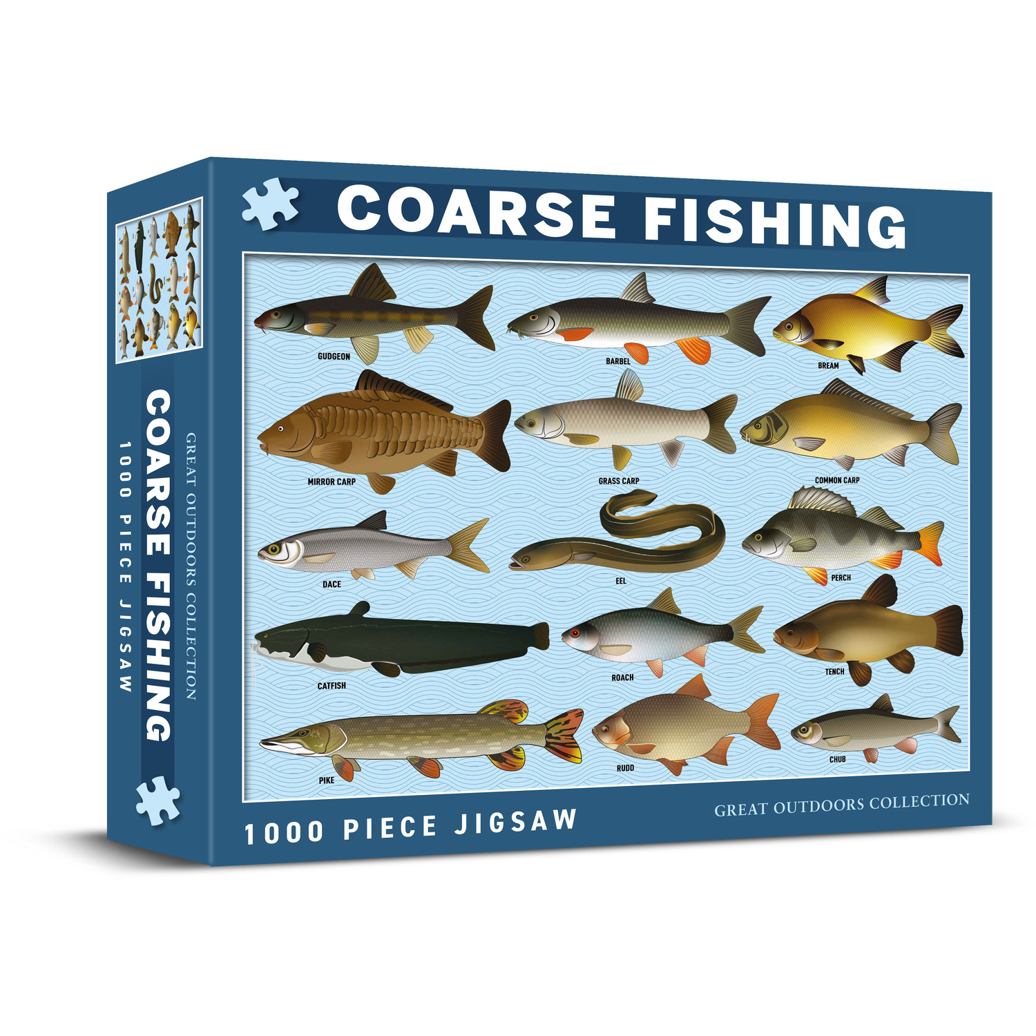 Coach House Partners Unisex Multicolor Coarse Fish Jigsaw 1000 Pieces - Multicolour - Image 3