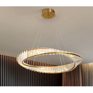 Pendant LED Light Chandelier Gold