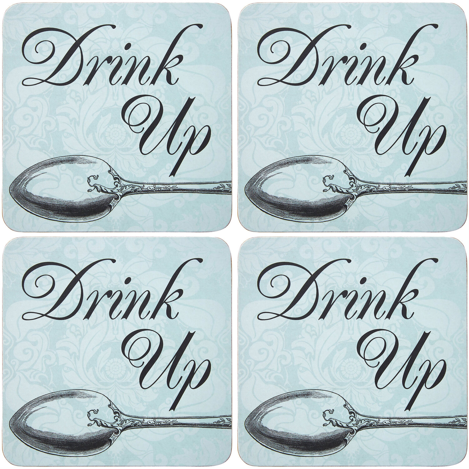 Image of Set Of Four Drink Up Cork&hellip;