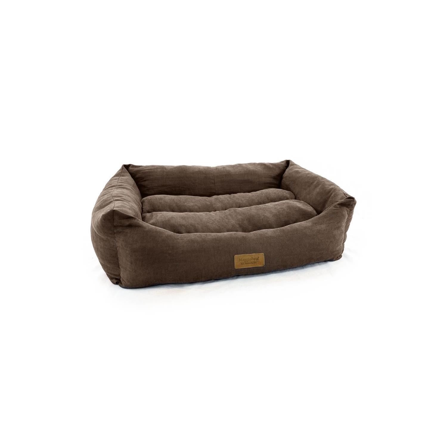 HugglePets  Luxury Pet  Lounger - Chocolate, Small - Chocolate / 60cm