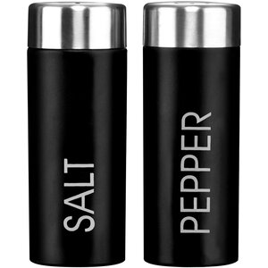 Liberty Black Enamel Salt And Pepper Set