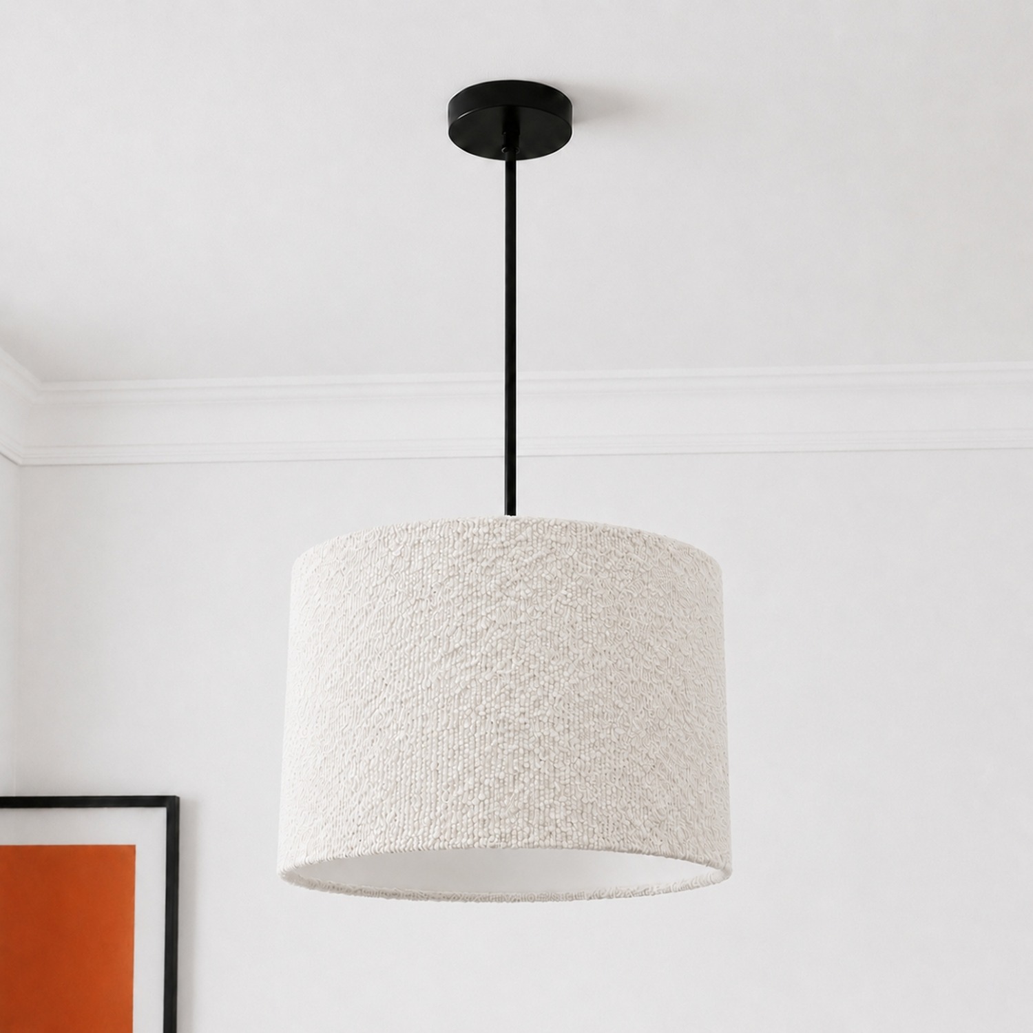 Image of CGC PETRA 30cm White Boucle Ceiling&hellip;
