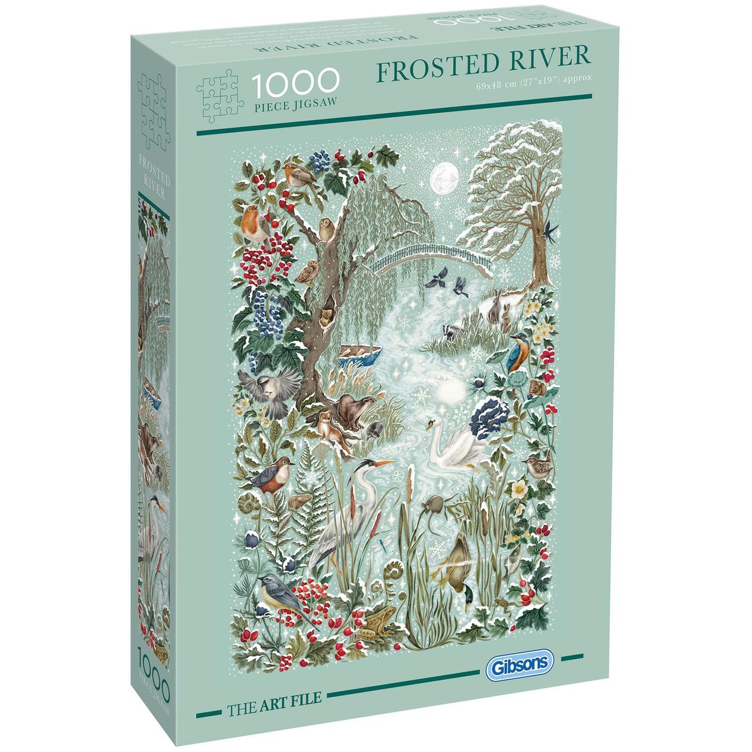 The Art File - Frosted River 1000 Piece Jigsaw Puzzle