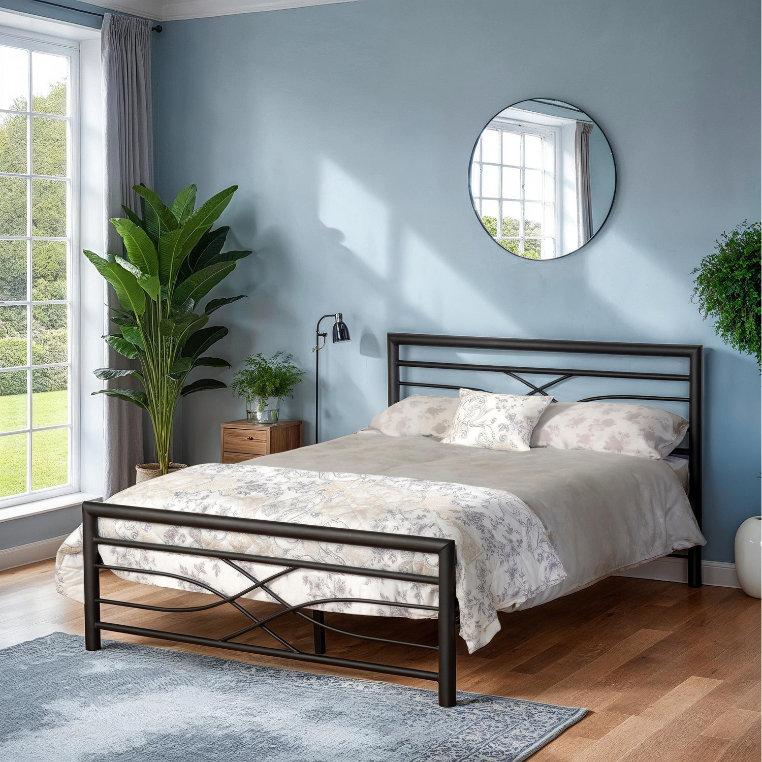Seconique Kelly Bed - Black Double