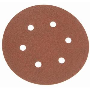 Faithfull Hook & Loop Sanding Disc Did2 Holed 150mm X 120G (Pack Of 25)