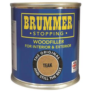 Brummer Wood Filler Teak 700g
