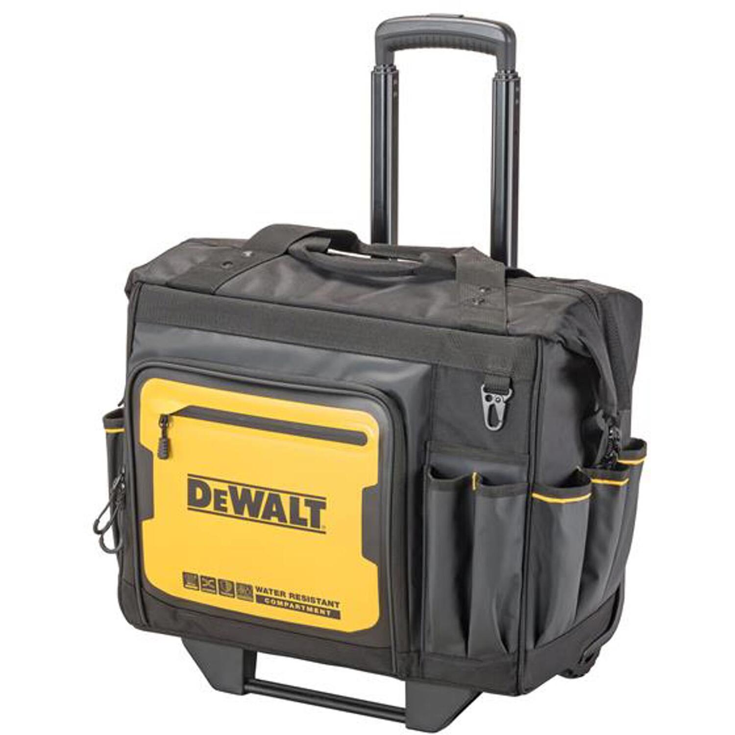 Dewalt Yellow Pro Rolling Tool Bag On Wheels - Image 11
