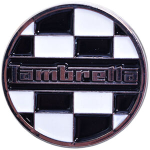 Lambretta Checkered Badge